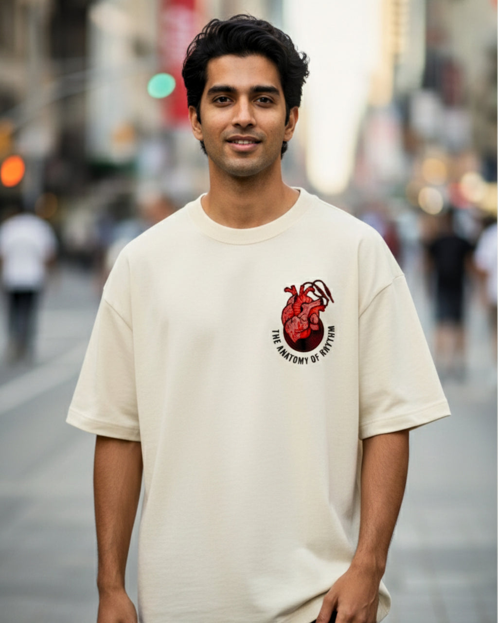The Anatomy of Rhythm – Urban Blueprint Oversized T-Shirt | Rhythm City