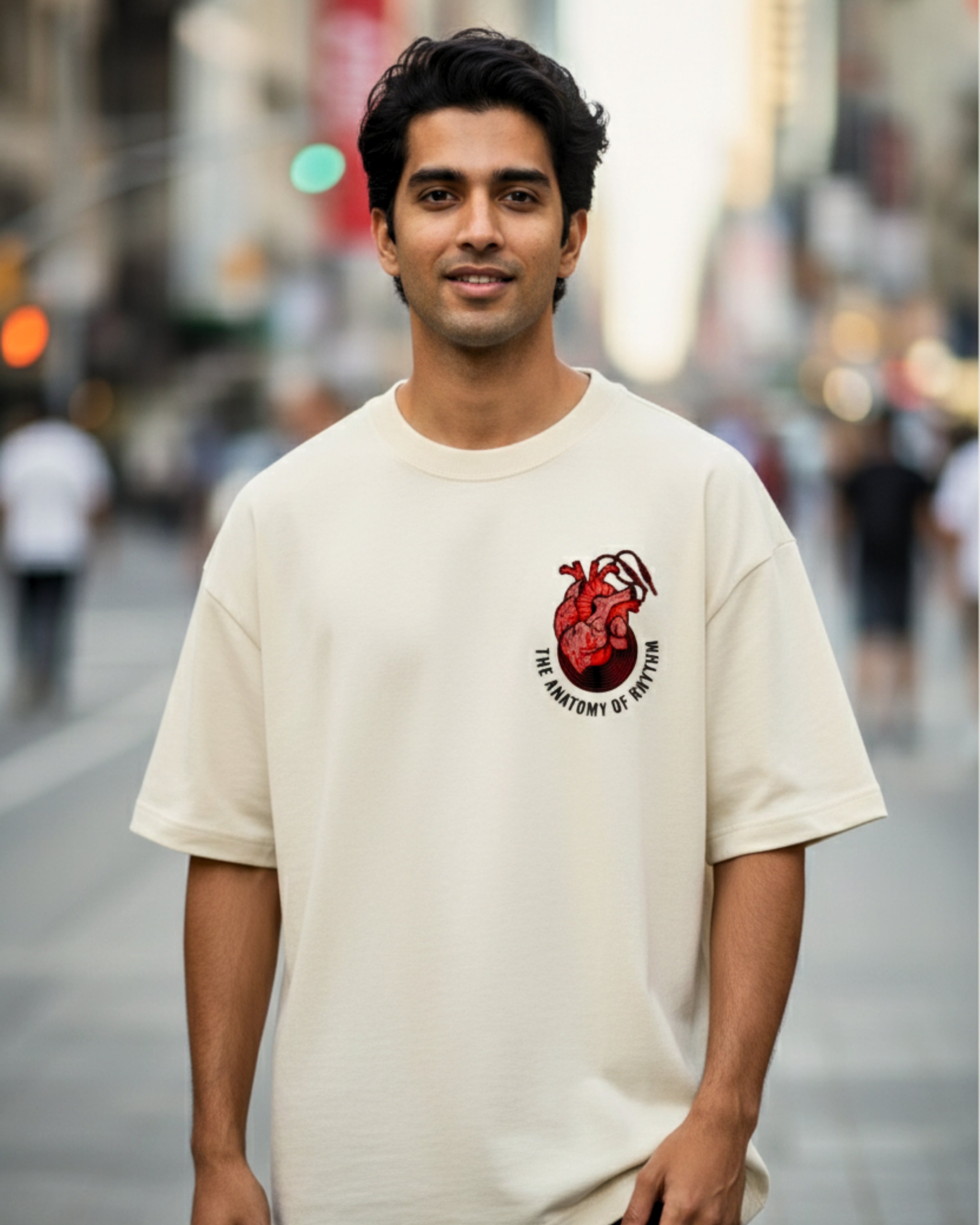 The Anatomy of Rhythm – Urban Blueprint Oversized T-Shirt | Rhythm City