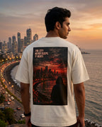 Marine Drive Beats Oversized T-Shirt – Rhythm City Edition | Unisex Streetwear