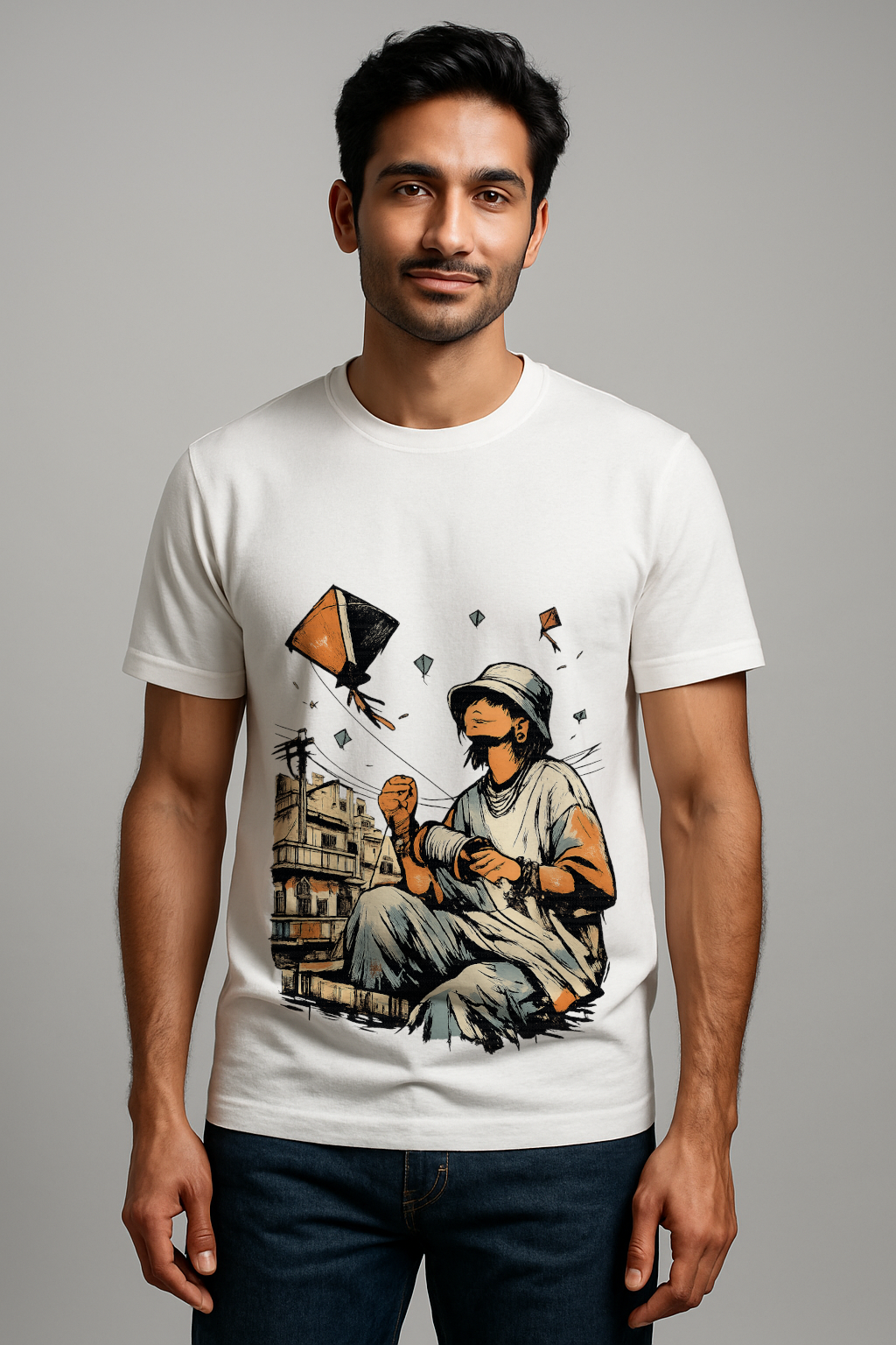 Urban Kite Flyer Graphic T-Shirt – Street Style Edition