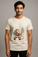 Walking Santa Graphic Tee