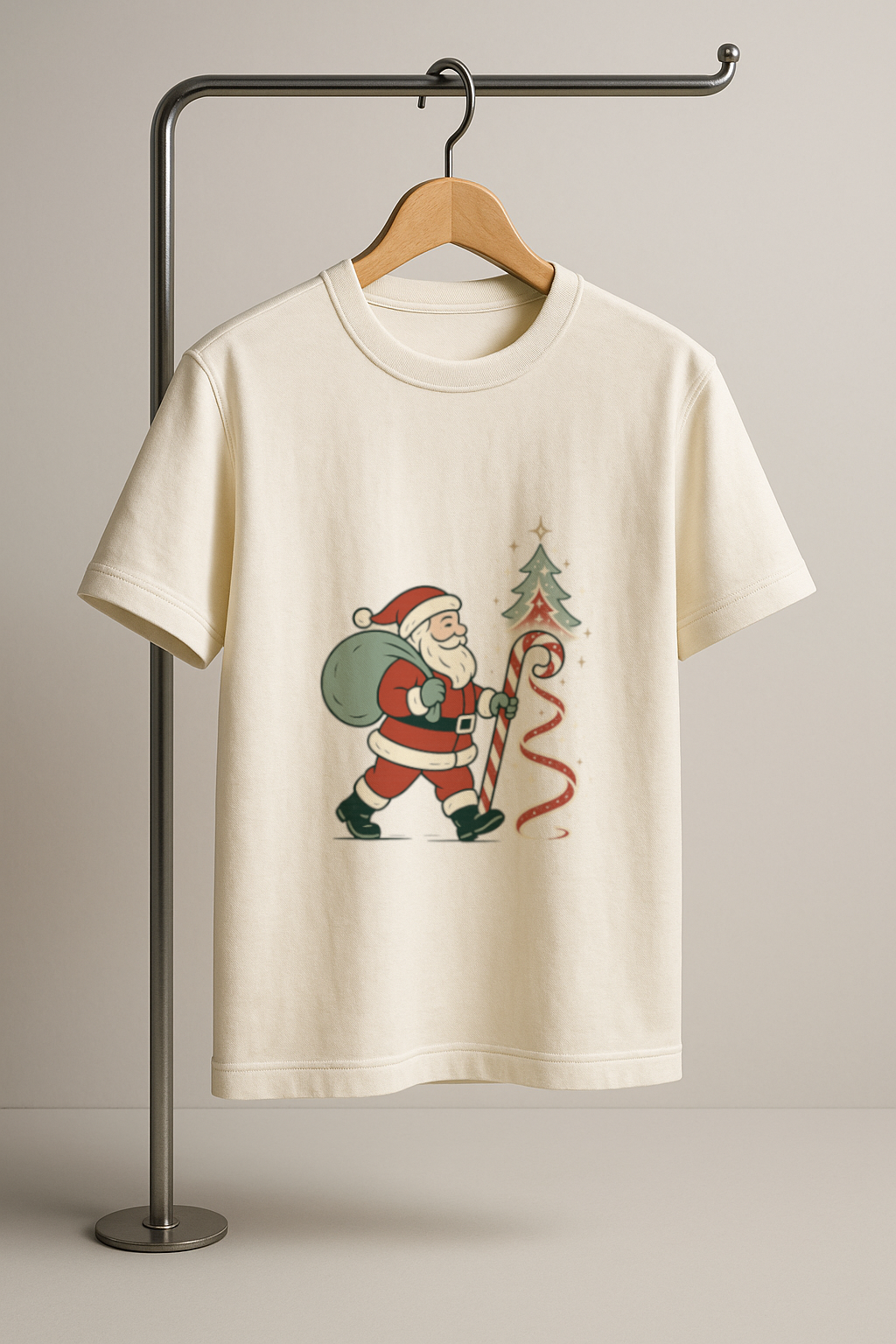 Walking Santa Graphic Tee