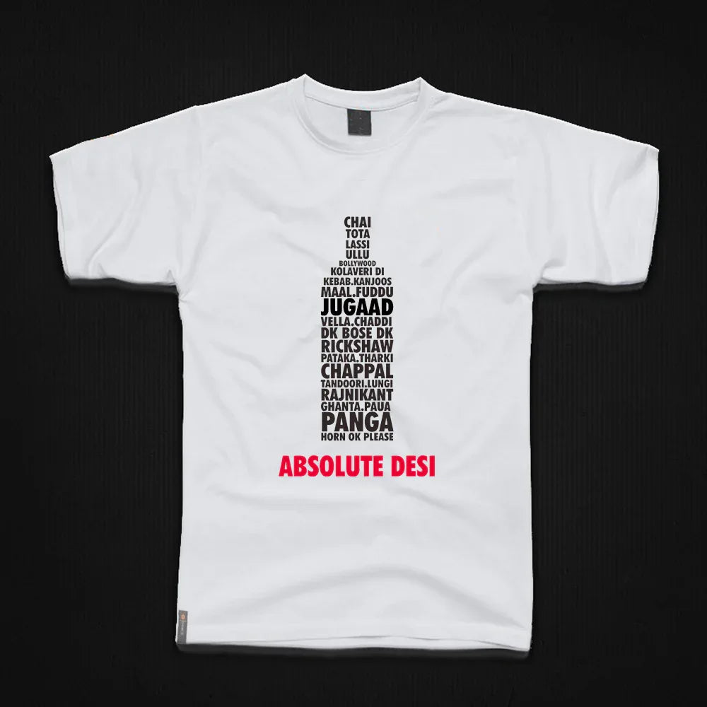 Round Neck T-Shirt - absolute-desi-T - MeraKapda