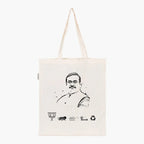 Printed Natural Tote Bag (Dr Anirban Ganguly) - MeraKapda