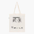 Printed Natural Tote Bag (Dr Rathin Chakraborty) - MeraKapda