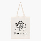 Printed Natural Tote Bag (Dr Subhas Sarkar) - MeraKapda