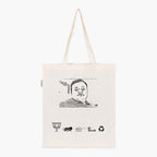 Printed Natural Tote Bag (Shri Soumendu Adhikari) - MeraKapda