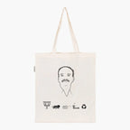 Printed Natural Tote Bag (Eatela Rajender) - MeraKapda