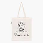 Printed Natural Tote Bag (Kunwar Pushpendra Singh Chandel) - MeraKapda