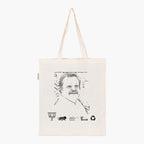 Printed Natural Tote Bag (Shri Suresh Gopi) - MeraKapda