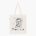 Printed Natural Tote Bag (Dr Ashok Kandari) - MeraKapda