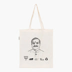 Printed Natural Tote Bag (Shri VD Sharma) - MeraKapda