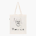 Printed Natural Tote Bag (Shri Virendra Khatik) - MeraKapda