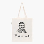 Printed Natural Tote Bag (Shri Arjun Munda) - MeraKapda
