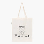 Printed Natural Tote Bag (Shri Arvind Dharmapuri) - MeraKapda