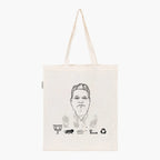 Printed Natural Tote Bag (Shri Ravindra Kushwaha) - MeraKapda