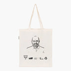 Printed Natural Tote Bag (Shri Bandi Sanjay Kumar) - MeraKapda
