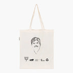 Printed Natural Tote Bag (Shri BB Patil) - MeraKapda