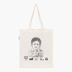 Printed Natural Tote Bag (Smt Mala Rajya Laxmi Shah) - MeraKapda