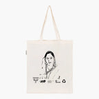 Printed Natural Tote Bag (Smt Neelam Sonkar) - MeraKapda