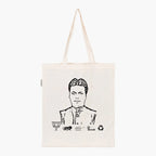 Printed Natural Tote Bag (Shri Biplab Kumar Deb) - MeraKapda