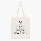 Printed Natural Tote Bag (Smt Priya Sahah) - MeraKapda