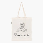 Printed Natural Tote Bag (Shri Darshan Singh Choudhary) - MeraKapda