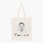 Printed Natural Tote Bag (Shri Devusinh Chauhan) - MeraKapda