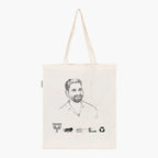 Printed Natural Tote Bag (Shri Dinesh Lal Yadav) - MeraKapda