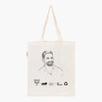 Printed Natural Tote Bag (Shri Dinesh Lal Yadav) - MeraKapda
