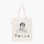 Printed Natural Tote Bag (Shri Dushyant Singh) - MeraKapda