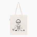 Printed Natural Tote Bag (Dr Mahendra Nath Pandey) - MeraKapda