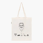 Printed Natural Tote Bag (Shri Gajendra Singh Shekhawat) - MeraKapda