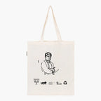 Printed Natural Tote Bag (Shri Gauri Shankar Ghosh) - MeraKapda