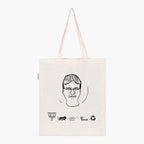 Printed Natural Tote Bag (Shri Khagen Murmu) - MeraKapda