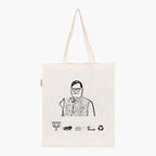 Printed Natural Tote Bag (Shri Kripashankar Singh) - MeraKapda