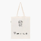 Printed Natural Tote Bag (Shri Mahendra Malviya) - MeraKapda