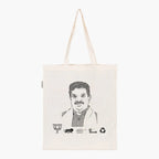 Printed Natural Tote Bag (Shri Mahendra Singh Solanki) - MeraKapda