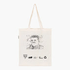 Printed Natural Tote Bag (Shri Manish Jaiswal) - MeraKapda