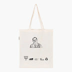 Printed Natural Tote Bag (Shri Mannalal Rawat) - MeraKapda