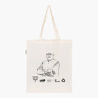 Printed Natural Tote Bag (Dr Rajesh Mishra) - MeraKapda