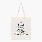 Printed Natural Tote Bag (Shri Om Birla) - MeraKapda