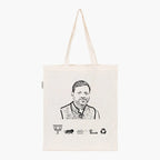 Printed Natural Tote Bag (Shri Pankaj Choudhary) - MeraKapda