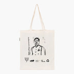 Printed Natural Tote Bag (Shri Samir Oraon) - MeraKapda