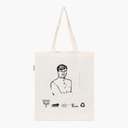 Printed Natural Tote Bag (Shri Pawan Singh) - MeraKapda