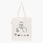 Printed Natural Tote Bag (Shri PP Chaudhary) - MeraKapda