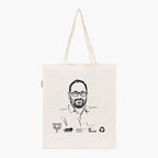 Printed Natural Tote Bag (Shri Rajiv Chandrasekhar) - MeraKapda