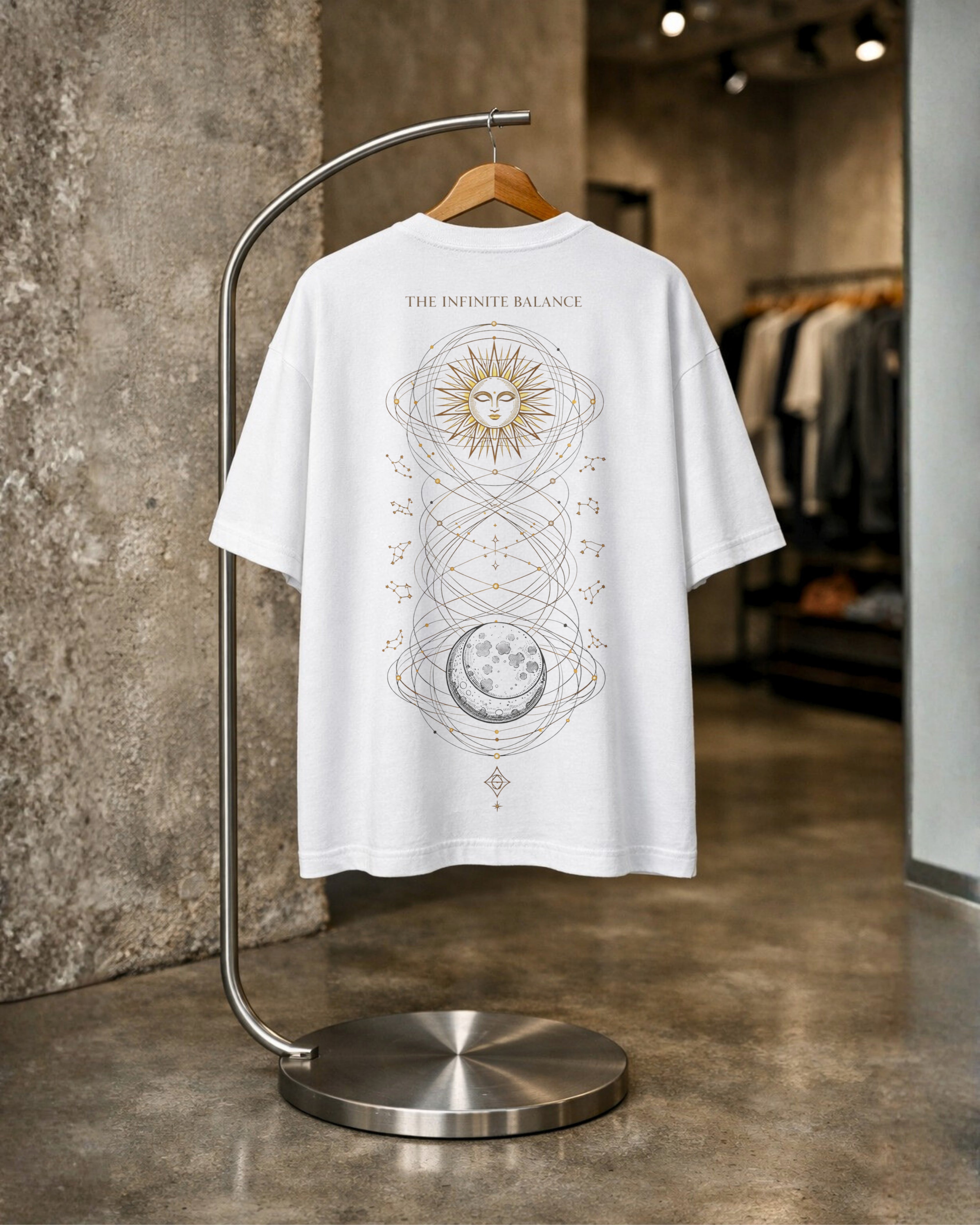 Infinite Balance Oversized T-Shirt – Celestial Peace Collection