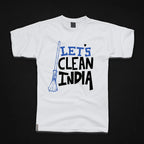 Round Neck T-Shirt - clean-india-T - MeraKapda