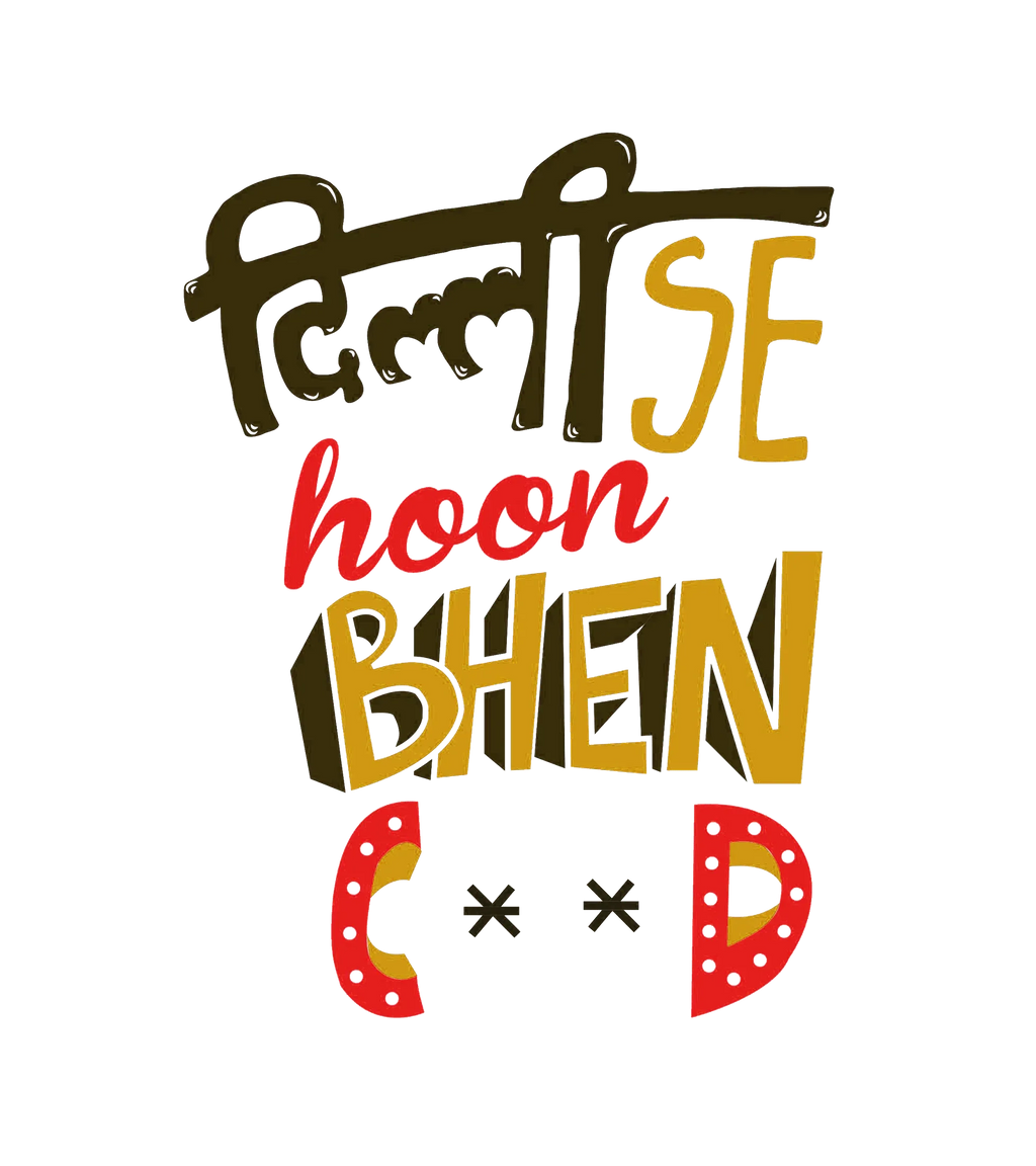 Round Neck T-Shirt - delhi-se-hu-T - MeraKapda